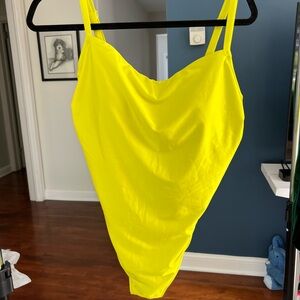 Shade & Shore Neon Yellow/Citron Cheeky Swimsuit! ☀️🍋